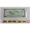 Image 12 : Canada $1 Bills 1954 (5 Sequential) : Beattie/Rasminsky #LZ2453478-79-80-81-82