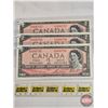Image 2 : Canada $2 Bills 1954 (3 Sequential) : Lawson/Bouey #PG9486795-96-97