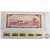 Image 4 : Canada $2 Bills 1954 (3 Sequential) : Lawson/Bouey #PG9486795-96-97