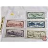 Image 4 : Canada Bills 1954 (5) : - $20 Bill : Beattie/Rasminsky #DW4255310 - $10 Bill : Beattie/Rasminsky #PV