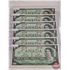 Image 2 : Canada $1 Bills Centennial 1967 (6) : Beattie/Rasminsky # 1867 1967