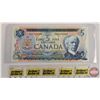 Image 5 : Canada $5 Bills 1972 (3 Sequential) : Lawson/Bouey #SW5173443-444-445