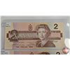Image 2 : Canada $2 Bills 1986 (2): - Thiessen/Crow #EGR1090907 - Bonin/Thiessen #EGR5614140