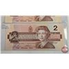 Image 3 : Canada $2 Bills 1986 (2): - Thiessen/Crow #EGR1090907 - Bonin/Thiessen #EGR5614140