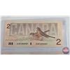 Image 5 : Canada $2 Bills 1986 (2): - Thiessen/Crow #EGR1090907 - Bonin/Thiessen #EGR5614140