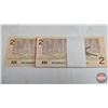 Image 2 : Canada $2 Bills 1986 (32 Sequential) : Thiessen/Crow #BUS3443590-3621