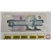 Image 6 : Canada $5 Bills 1986 (3 Sequential) : Bonin/Thiessen #GOH3526298-299-300