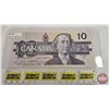 Image 4 : Canada $10 Bills 1989 (3 Sequential) : Bonin/Thiessen #BEA2723794-795-796