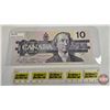 Image 6 : Canada $10 Bills 1989 (3 Sequential) : Bonin/Thiessen #BEA2723794-795-796