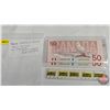 Image 1 : Canada $50 Bills 1988 (2 Sequential) : Bonin/Thiessen #FHR7437847-848