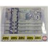 Image 2 : Canada $10 Bills 2013 (4 Sequential) : Wilkins/Poloz #FTN8817286-287-288-289