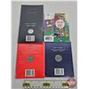 Image 2 : RCM Collector Quarters (4) (Unopened) (Colorized) : ~ Canada 2003 ~ Celebration 2004 ~ Canada 2005 ~