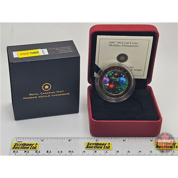 RCM 2007 Fifty Cent : Holiday Ornaments (COA #10243)