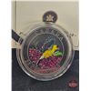 Image 2 : RCM 2010 Twenty Five Cent : Coloured  Coin : Goldfinch (COA #5400)
