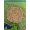Image 3 : RCM Vancouver 2010 Gold Plated Medallion : Gold Plated Sterling Silver Medal Nuggets (Unopened)