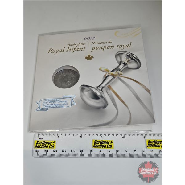 RCM 2013 Twenty Five Cent : Birth of the Royal Infant : His Royal Highness Prince George of Cambridg
