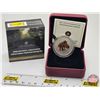 Image 1 : RCM 2012 Twenty Five Cent : Prehistoric Creatures : Pachyrhinosaurus Lakustai (Colored Coin) (Glow i