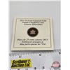Image 4 : RCM 2013 Twenty Five Cent : Purple Coneflower and Eastern Tailed Blue (Coloured Coin) (COA #0679)