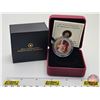 Image 1 : RCM 2013 Twenty Five Cent : Her Majesty Queen Elizabeth II  (Coloured Coin) (COA #10142)