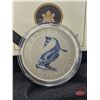 Image 2 : RCM 2013 Twenty Five Cent : Prehistoric Creatures : Tylosaurus Pembinensis (Colored Coin) (Glow in t