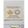 Image 4 : RCM 2014 Fifty Cent : R.M.S. Empress of Ireland (Silver plated coin) (COA #10102)