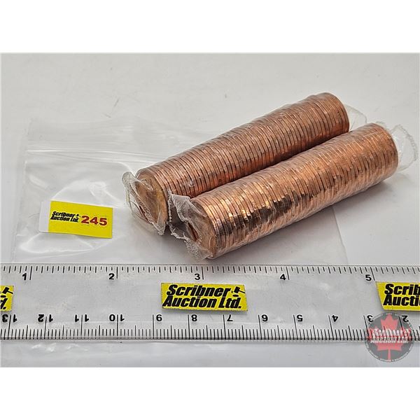 Canada One Cent Rolls (2) : 1994 & 1995 (Original Rolls)