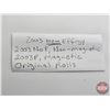 Image 3 : Canada One Cent Rolls (2) New Effigy : 2003P (Magnetic) & 2003 No P (Non-Magnetic) (Original Rolls)