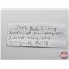 Image 3 : Canada One Cent Rolls (2) Old Effigy : 2003P (Magnetic) & 2003 No P (Non-Magnetic) (Original Rolls)