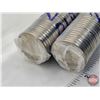 Image 2 : Canada Five Cent Rolls (2) Old Effigy : 2002P & 2003P (Original Rolls)
