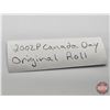 Image 3 : Canada Twenty Five Cent Roll  : 2002P Canada Day (Original Roll)