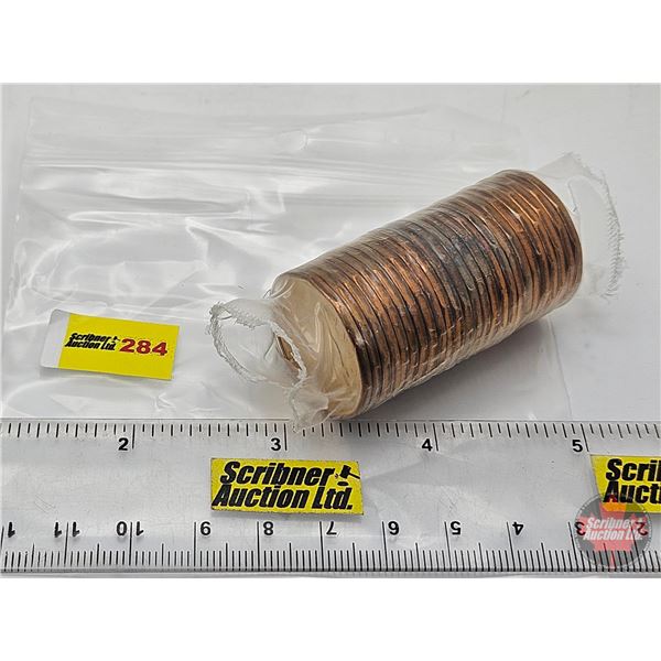Canada Loonie Dollar Roll : 2010 Saskatchewan Roughriders (Original Roll)
