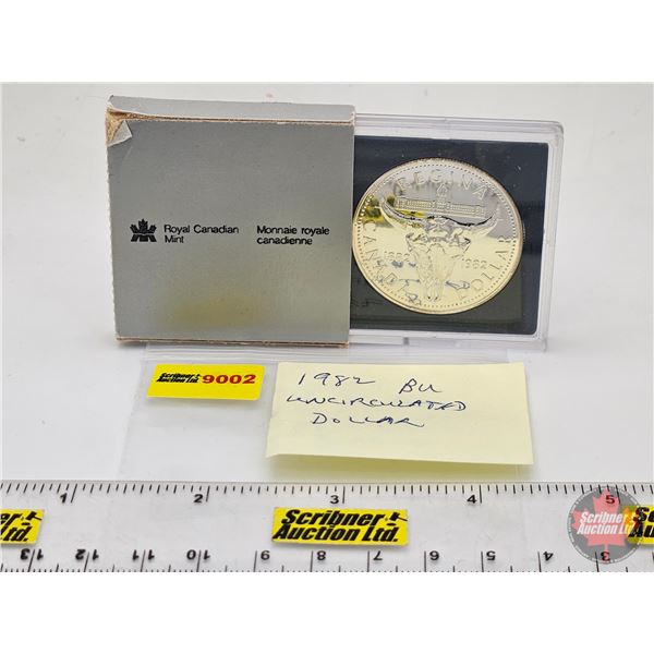 RCM Canada 1882-1982 Regina Centennial : Uncirculated Silver Dollar (SEE PICTURES!)   (Listing & Des