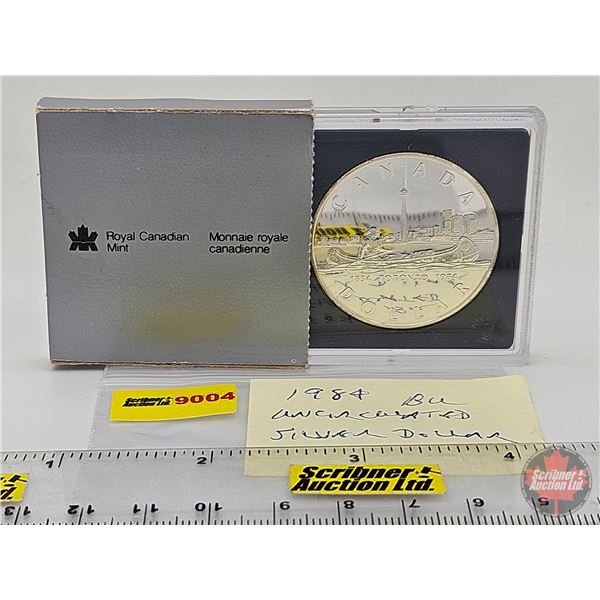 RCM Canada 1834-1984 Toronto Sesquicentennial : Uncirculated Silver Dollar (SEE PICTURES!)   (Listin