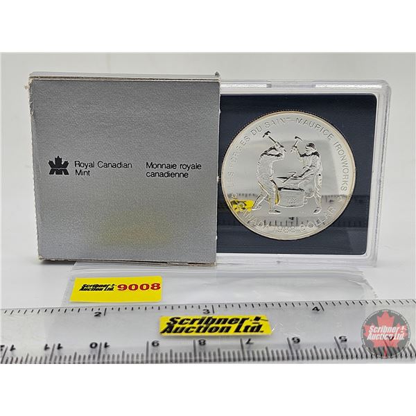 RCM Canada 1988 Les Forges du Saint-Maurice Ironworks : Uncirculated Silver Dollar (SEE PICTURES!)  