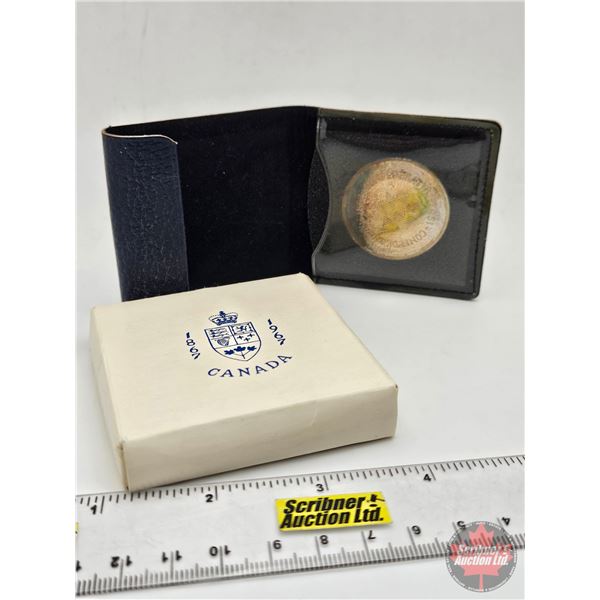 RCM Canada 1867-1967 Confederation Silver Medallion (.925)(Pouch) (SEE PICTURES!)   (Listing & Descr