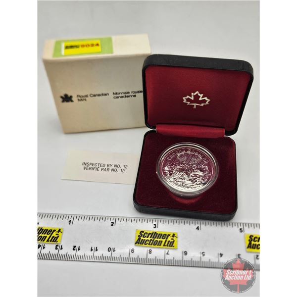 RCM Canada 1980 Silver Dollar : Black Case (SEE PICTURES!)   (Listing & Descriptions are a GUIDE ONL