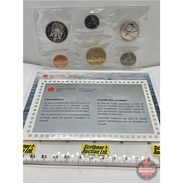 RCM Canada Uncirculated Year Set 1992 (SEE PICTURES!)   (Listing & Descriptions are a GUIDE ONLY and