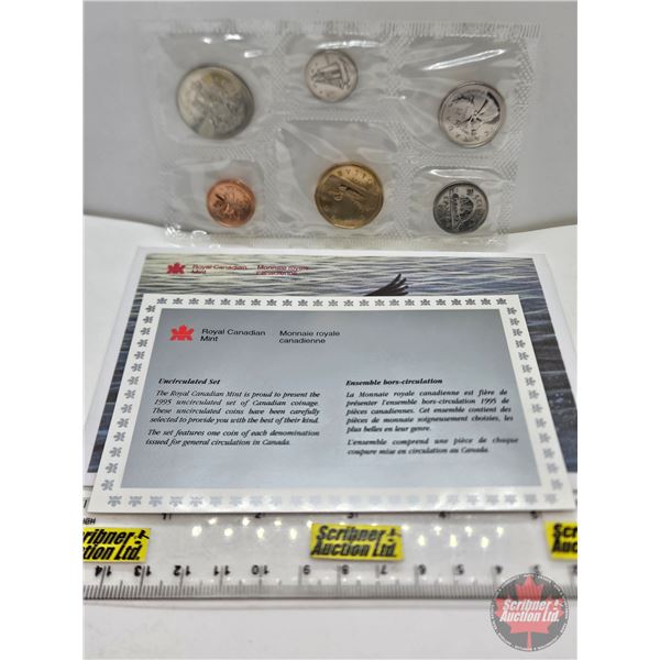 RCM Canada Uncirculated Year Set 1995 (SEE PICTURES!)   (Listing & Descriptions are a GUIDE ONLY and