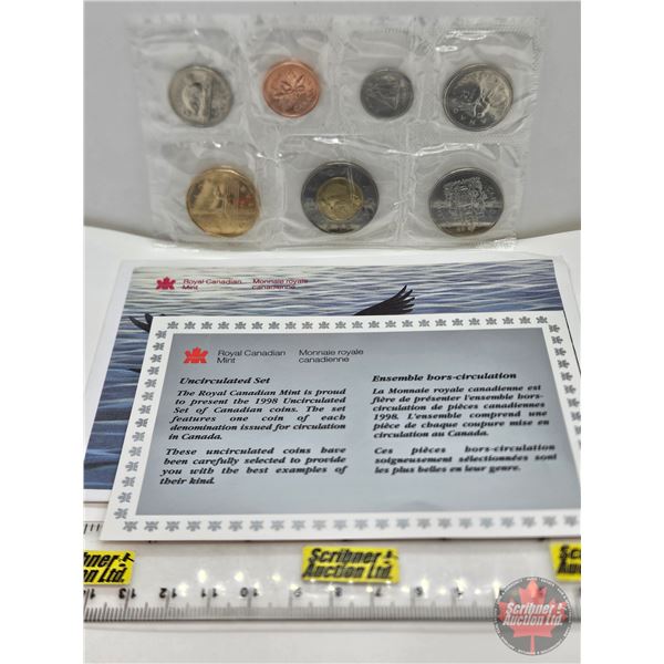 RCM Canada Uncirculated Year Set 1998 (SEE PICTURES!)   (Listing & Descriptions are a GUIDE ONLY and