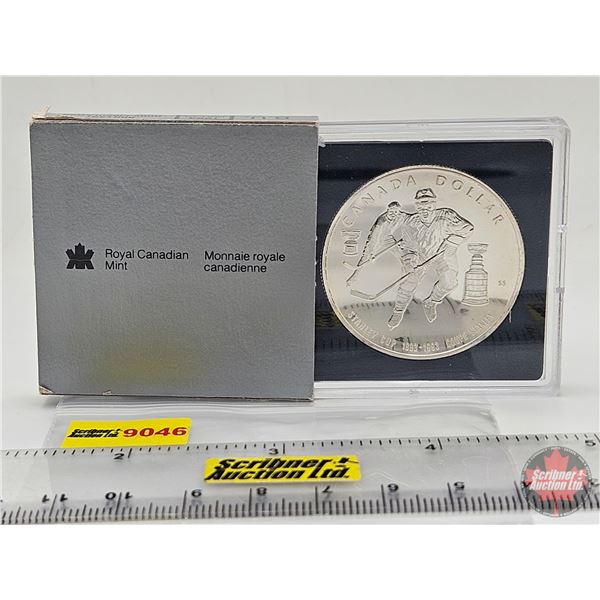 RCM Canada 1993 Stanley Cup 1893-1993 : Uncirculated Silver Dollar (SEE PICTURES!)   (Listing & Desc