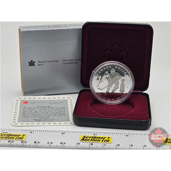 RCM Canada 1993 Stanley Cup Proof Dollar : Black Case (SEE PICTURES!)   (Listing & Descriptions are 