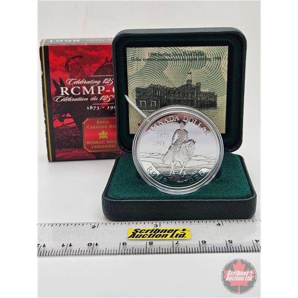 RCM Canada 1998 RCMP-GRC 1873-1998 : Proof Dollar : Black Case (SEE PICTURES!)   (Listing & Descript