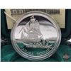 Image 2 : RCM Canada 1999 Proof Silver Dollar : 225th Anniversary Queen Charlotte Islands The Santiago 1774-19