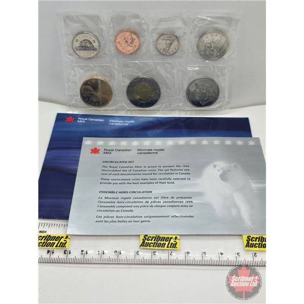 RCM Canada Uncirculated Year Set 1999 (SEE PICTURES!)   (Listing & Descriptions are a GUIDE ONLY and