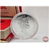 Image 3 : RCM Canada 2000 $15 Lunar Coin : Dragon (COA #13895) (Sterling) (Central Octagonal Cameo Plated in 2