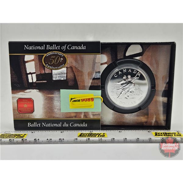 RCM 2001 Brilliant Uncirculated Dollar : National Ballet of Canada 50th Anniversary (SEE PICTURES!) 
