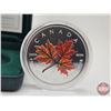 Image 2 : RCM 2001 Canadian $5 Coloured Silver Maple Leaf Autumn : 1oz Fine Silver Coin (COA not Issued) (.999
