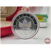 Image 2 : RCM 2001 Hologram Silver Maple Leaf Coin "Prosperity and beauty from the land of the maple leaf" Fin