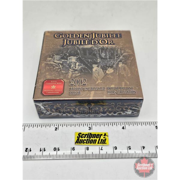 RCM 2002 Brilliant Uncirculated Dollar : Golden Jubilee (Unopened) (SEE PICTURES!)   (Listing & Desc