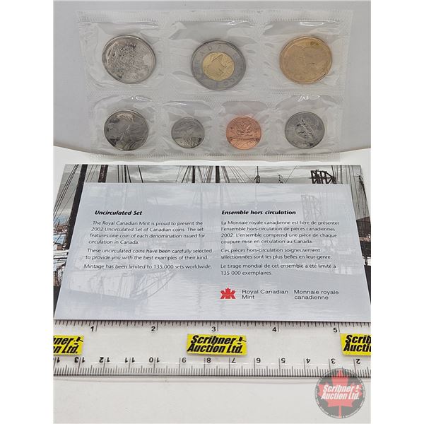RCM Canada Uncirculated Year Set 2002 (SEE PICTURES!)   (Listing & Descriptions are a GUIDE ONLY and